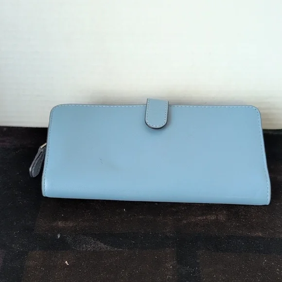 Coach Light Blue Women's Wallet New - Picture 2 of 5